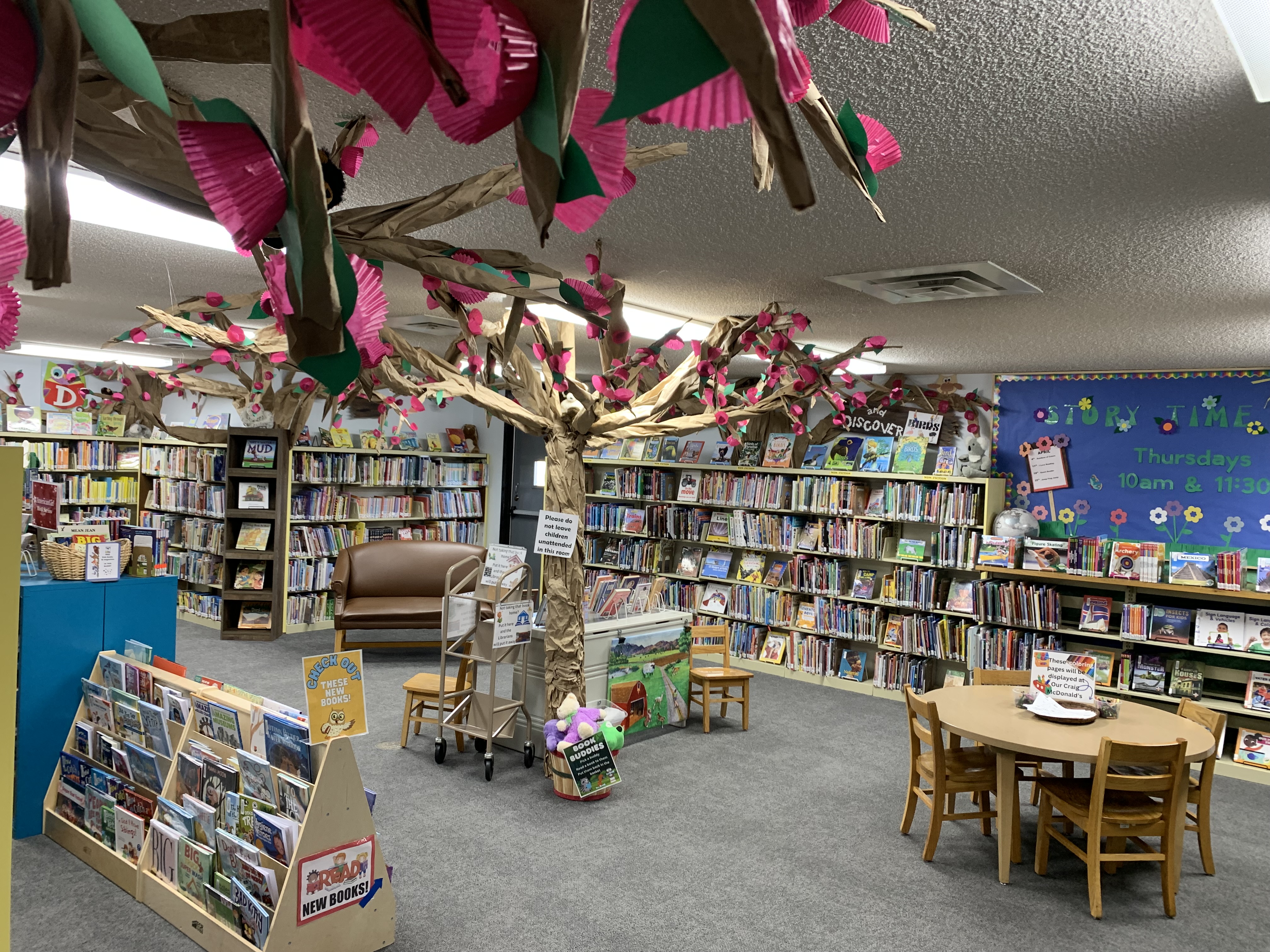 The children’s library room