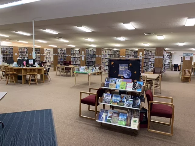 The main room of the library