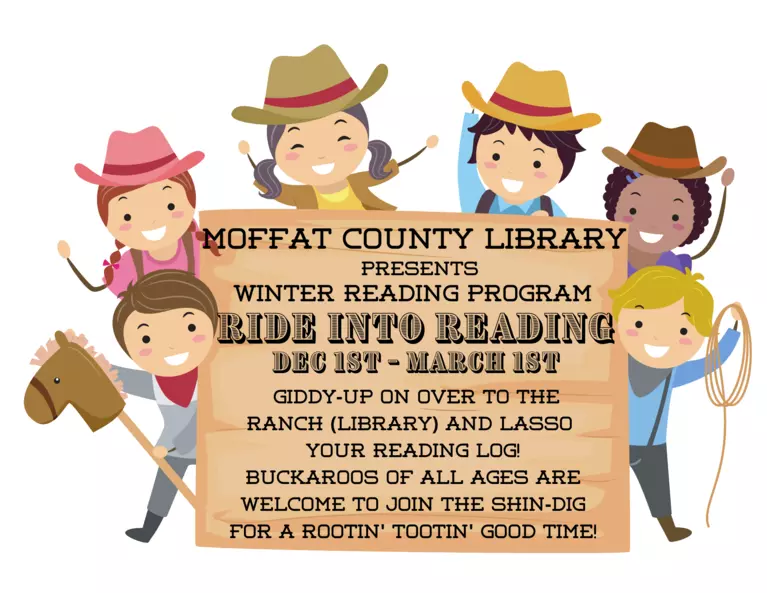 Winter Reading Program for all ages Dec 1st to March 1st register at the library